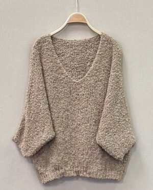 Jersey punto beige